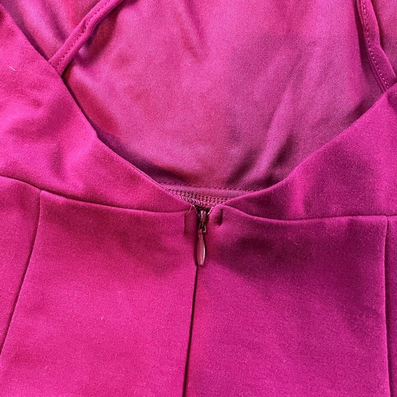 Lush Pink Ruffle Cocktail Dress - Picture 7 of 10